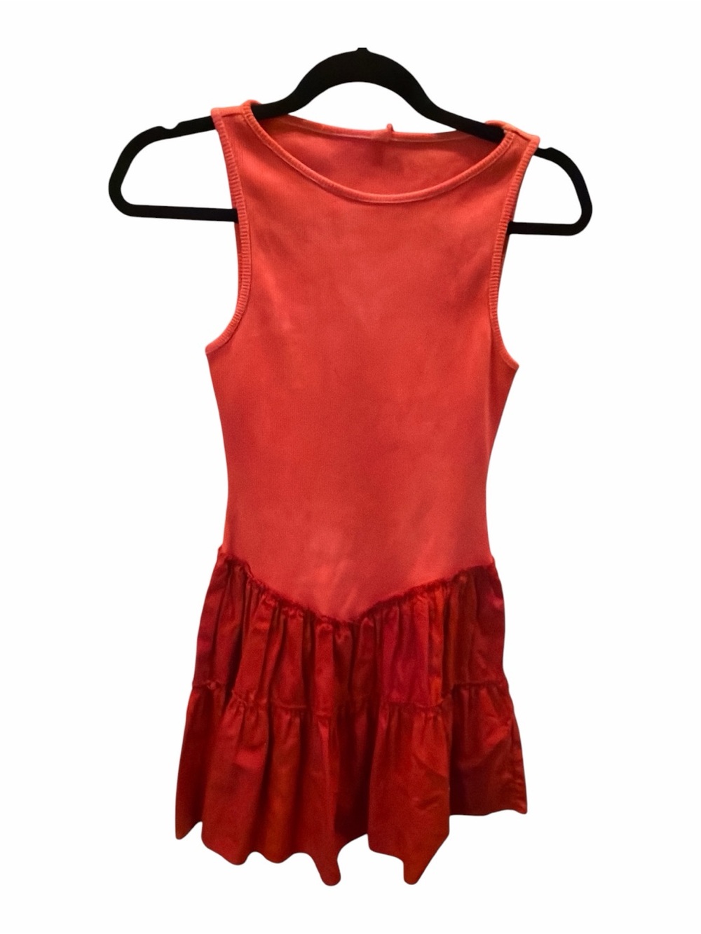 Anthropologie Daily Practice Rib Drop Waist Twofer Dress Size XS